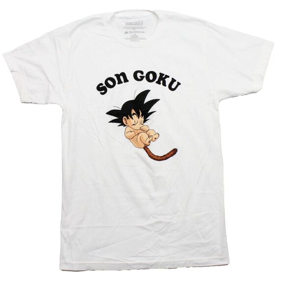 Hot Topic Dragon Ball Z New Adult T-Shirt Son Goku Sucking Thumb Graphic Tee XL - Picture 1 of 9